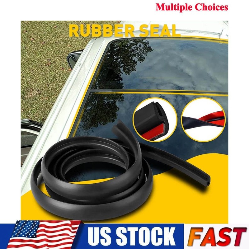 For Honda Models Car Windshield Weather Seal Rubber Trim Molding Cover 10 Feet
