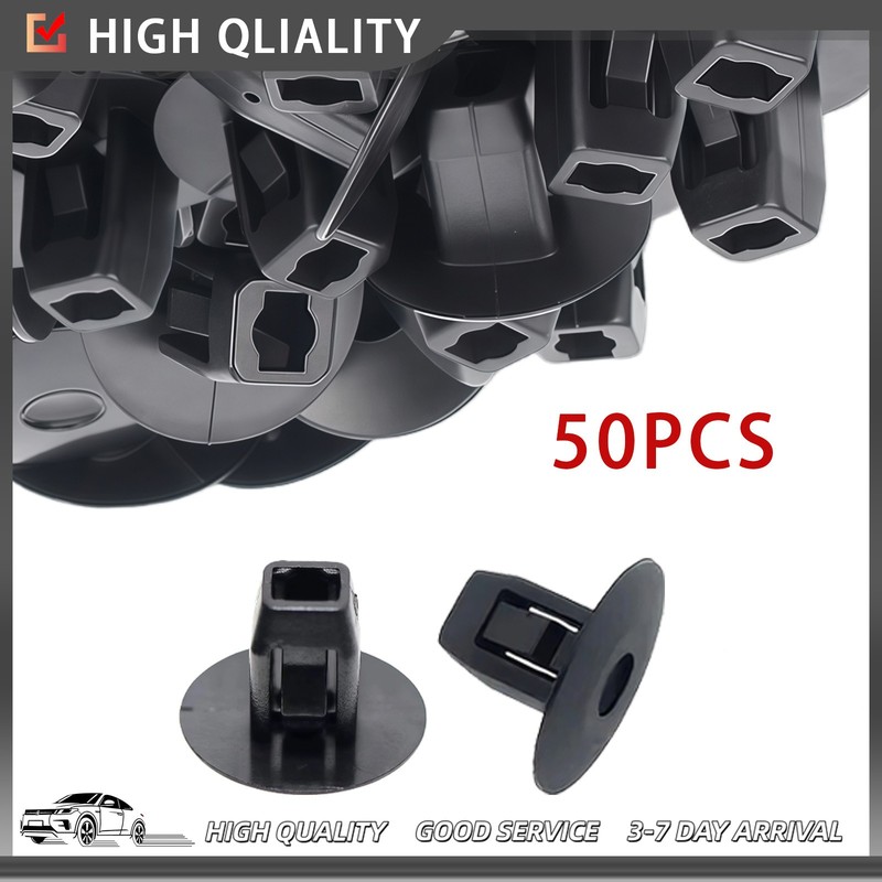50PCS Fender Apron Grommet Nut Clips For Honda Accord Civic 2008-25 Fit 2009-20