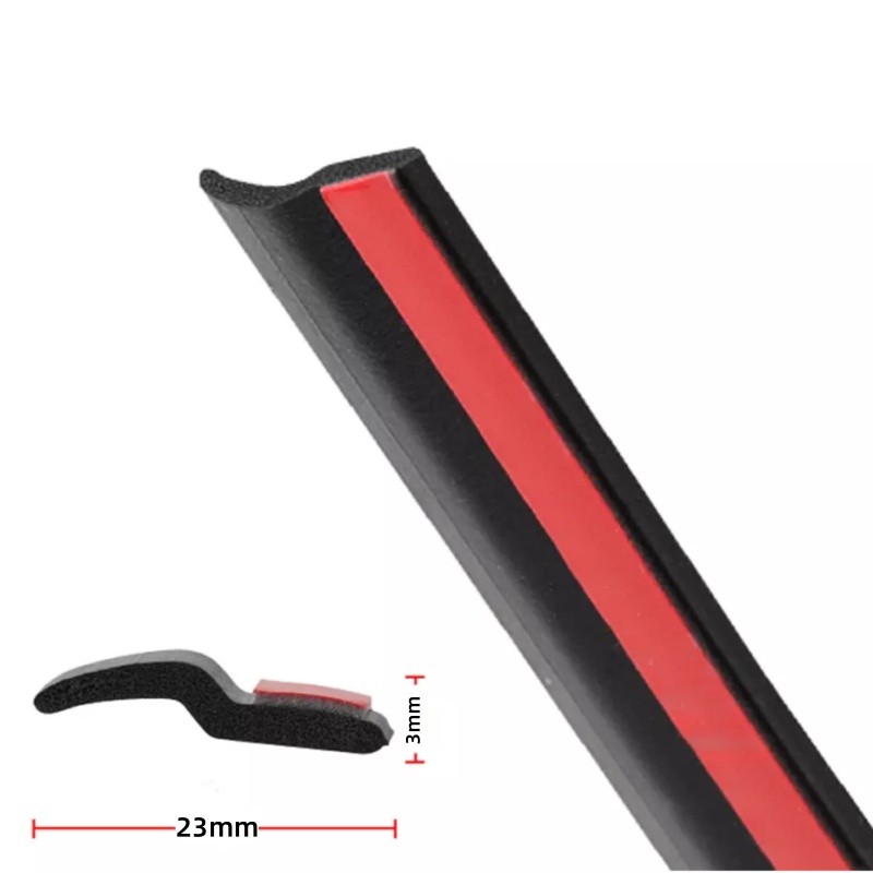 13Ft Z-shape Car Door Window Rubber Seal Strip Pad Weatherstrip Seal Hollow 4M gallery
