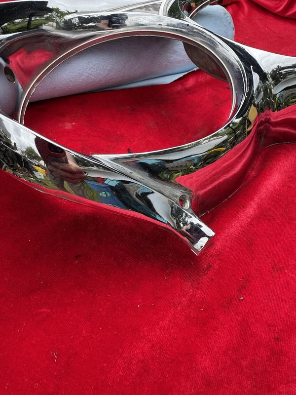 1967 FORD GALAXY 500 ORIGINAL LEFT HEADLIGHT BEZEL FoMoCo C7AB-13064 67 Vintage gallery