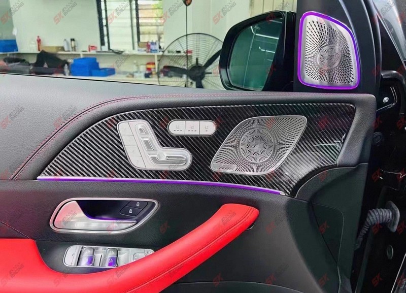 Dry Carbon Fiber Car Inner Trim Kits Fits Benz S-Class GLS450 580 GLS63 AMG 20UP gallery