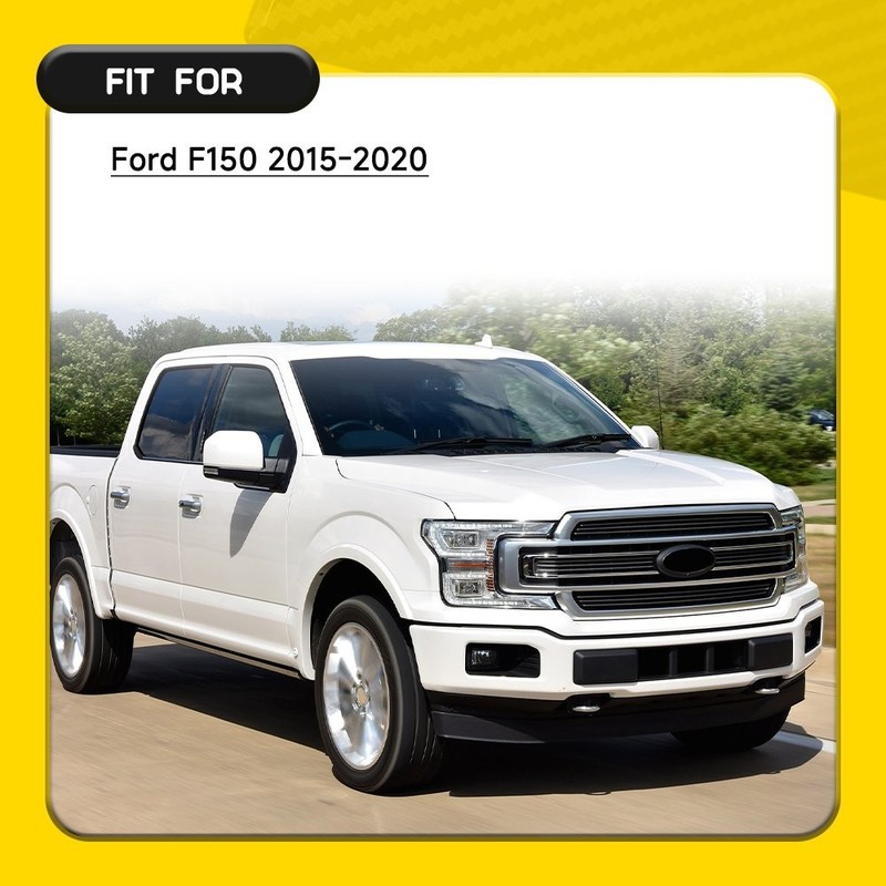 4PCS Interior Inner Door Handle Panel Cover Trim Bezels For Ford F150 2015-2020 gallery