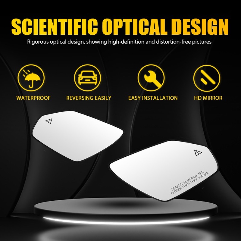 LH RH Mirror Glass W/ Blind Spot Heated For Hyundai Elantra 2021-25 87621-AA180 gallery
