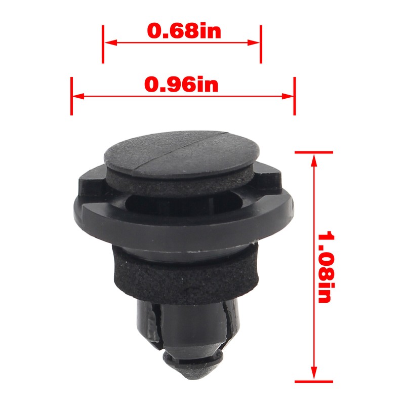 30Pcs Side Skirt Push-on Type Retainer Clip For SUBARU 909140055 with Sealer gallery