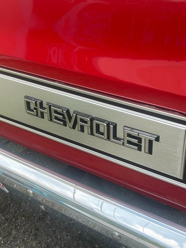 fits 1981-1987 Chevrolet Pickup Truck Silverado 10 Rear Emblem
