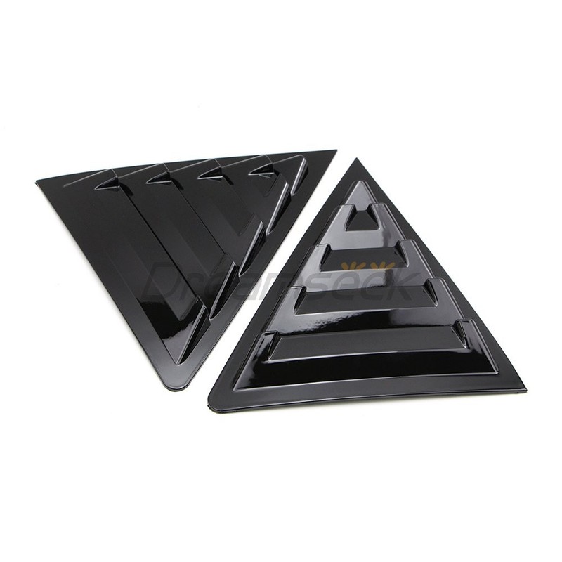 Black Side Window Vent Louver Cover for Toyota Corolla 2014 2015 2016 2017 2018 gallery