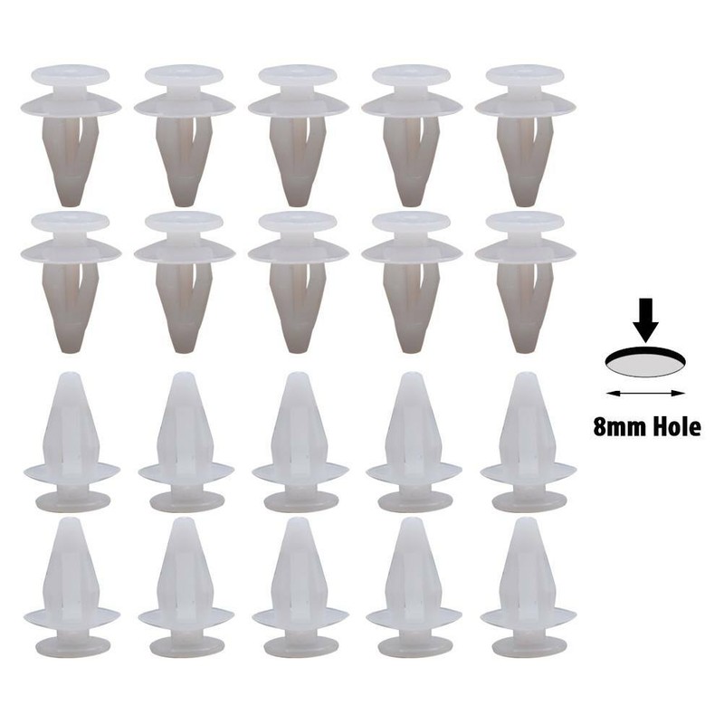 100x Car Body Trim Moulding Clips Undertray Splash Shield Rivet For Toyota Lexus gallery