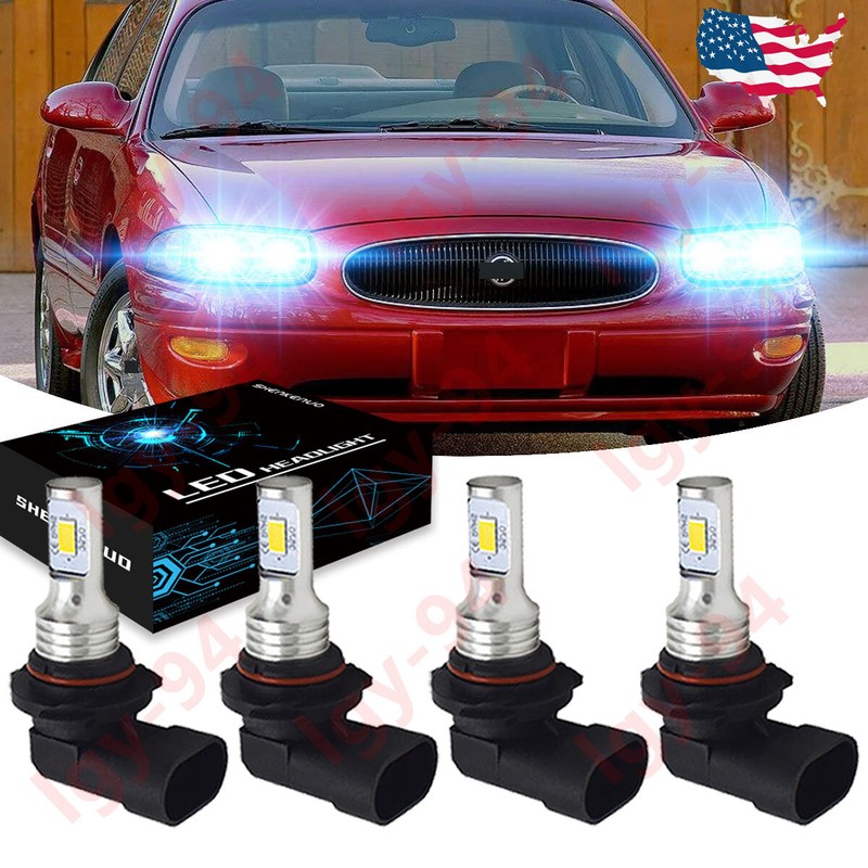 8000K Combo LED Headlights Bulbs High Low Beam YHL – For Buick LeSabre 2000-2005