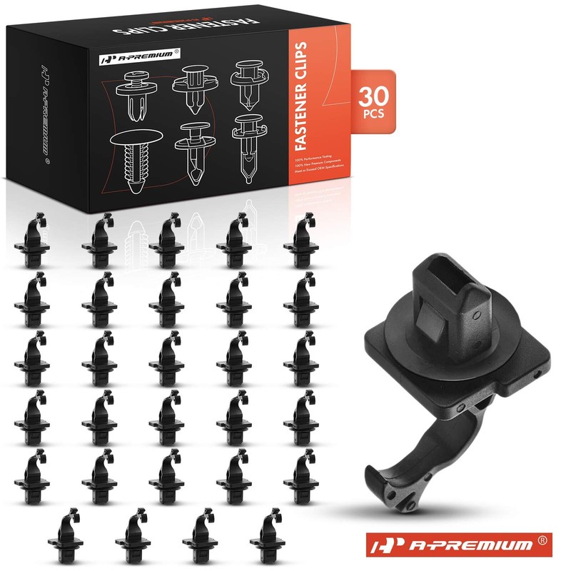 A-Premium 30x 7x12mm Nylon Windshield Pillar Trim Retainer Clip Type for Toyota