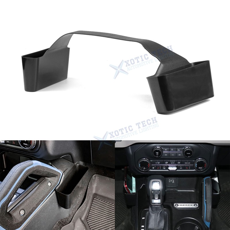 Central Gear Shift Side Extra Storage Space Organizer For Ford Bronco 2021-2023