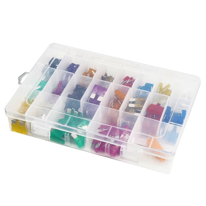 Mini Car Fuse Colorful Assorted Kit AMP Blade Set Auto 220pcs Truck Automotive gallery