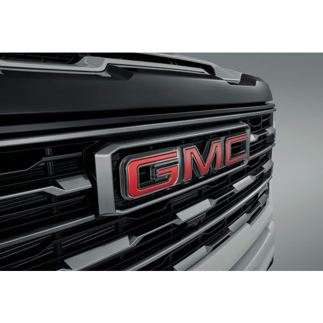 2022-2023 GMC Sierra Front Illuminated Red Emblem GM OEM NEW 86537584 gallery