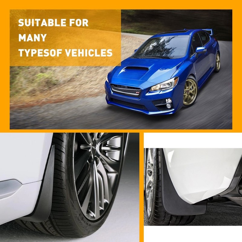 4pcs/Set Universal Splash Guards Mudflaps Mud Flaps Car Mudguards Front Rear Kit gallery