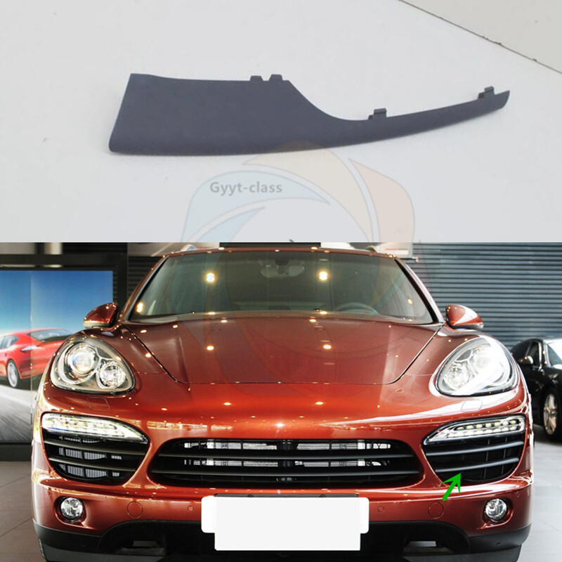 For Porsche Cayenne 2011-2014 Front Bumper Fog light Left Lower Trim Strip