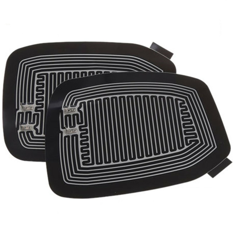 Car Side Mirror Glass Heater Pad Quick Warm Heating Defogger Rain Evaporator 12V gallery