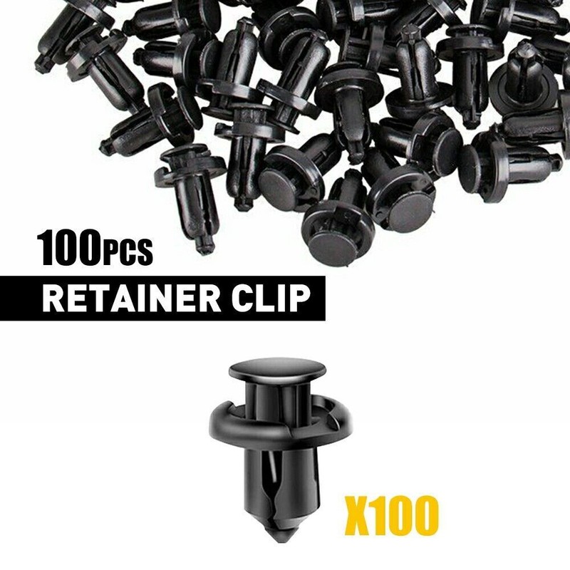 100PCS Bumper Fender Clip Retainer Fastener Rivet Screw For Subaru 90914-0007 gallery
