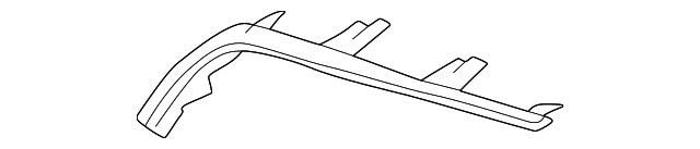 Genuine BMW Upper Molding 63-12-8-384-489