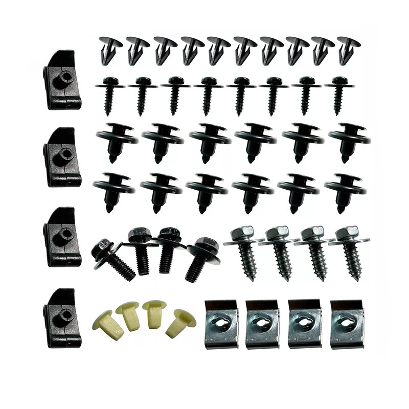 50X Engine Splash Shield Fender Bumper Screw Clips Rivet Fastener For Toyota