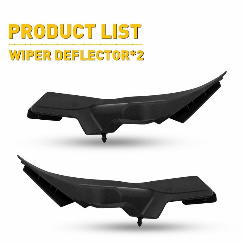 For Toyota Tundra 14-21 Front Windshield Wiper Cowl Side Extension Cover Trim X gallery