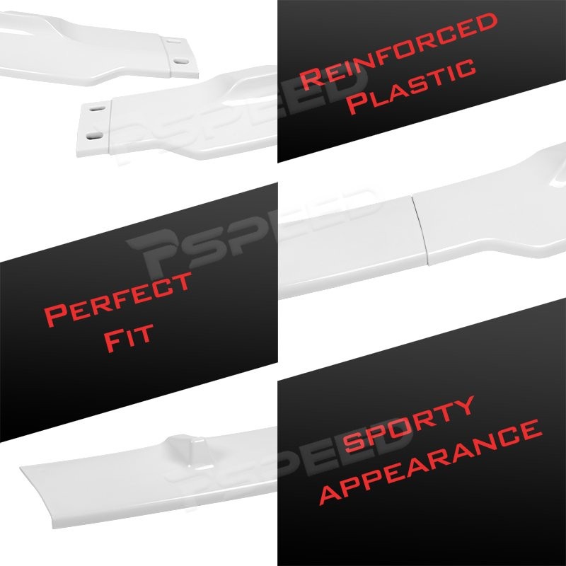 Painted White Front Bumper Spoiler Lip Trim For Tesla Model Y STP-Style 2020-25 gallery