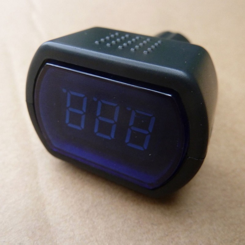 LED Digital Volt Voltage Meter Car Cigarette Lighter Volt Voltage Gauge 12V 24V gallery