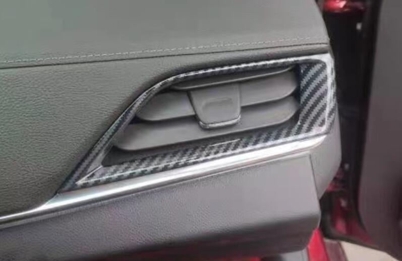 Carbon Fiber Look Console L&R Air Outlet Vent Strip For Cadillac CT4 2020-2024 gallery