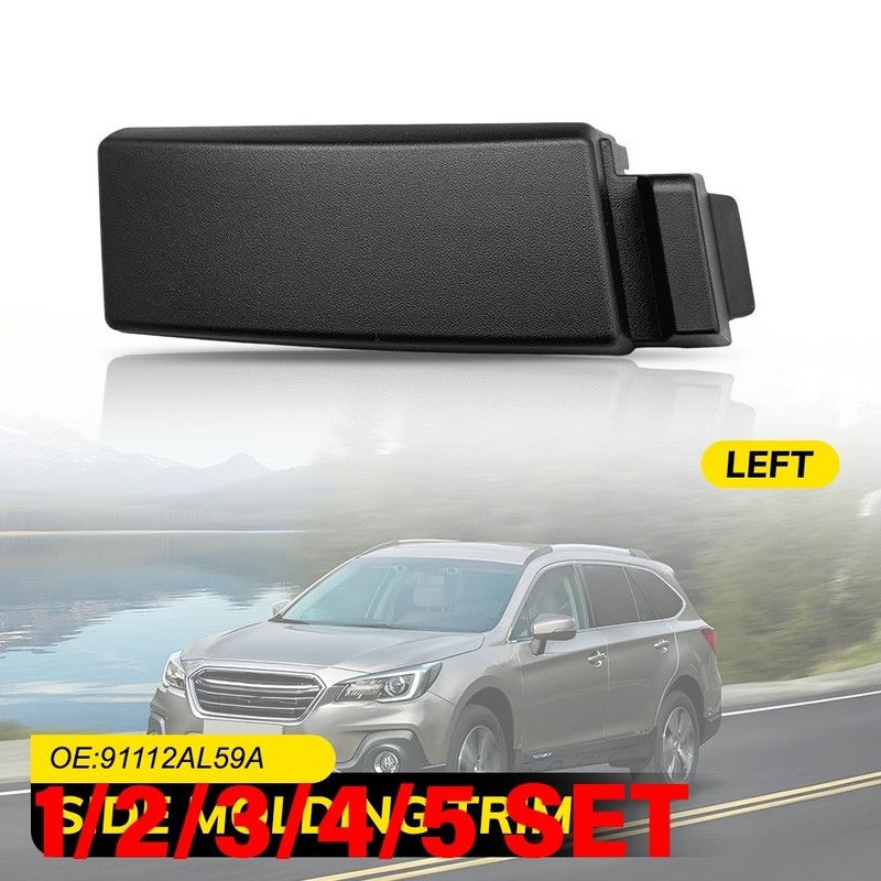 Rear Left Side Quarter Garnish Exterior Molding For 15-19 Subaru Outback 1-5SET