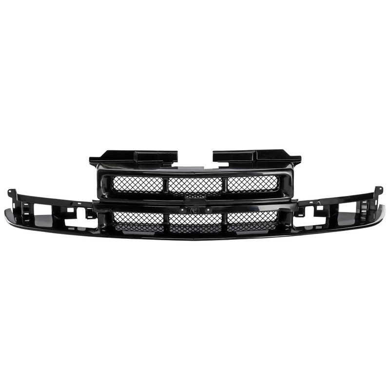 Grille Assembly for 1998-2005 Chevrolet Blazer & 1998-2004 S10 Black Insert