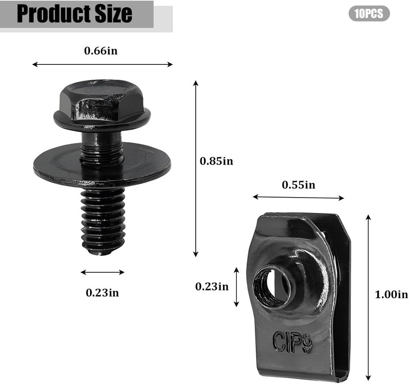 10PCS s, Vehicle Bumper Liner Push Retainer Fastener Rivet Clips, Automotive ... gallery