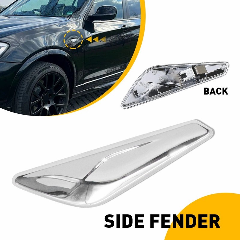 Front Left Fender Side Marker Finisher for BMW X3 X4 F25 F26 15-17 #51117338569