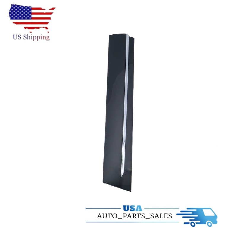 Front Lower Door Molding Trim W/Chrome For 2019-22 Honda Pilot Passenger Side