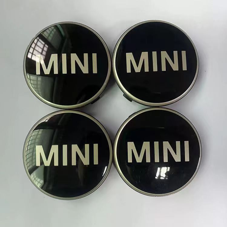 4pcs 56MM MINI LOGO F Series COOPER S WHEEL CENTER HUB CAPS BADGE EMBLEM BLACK