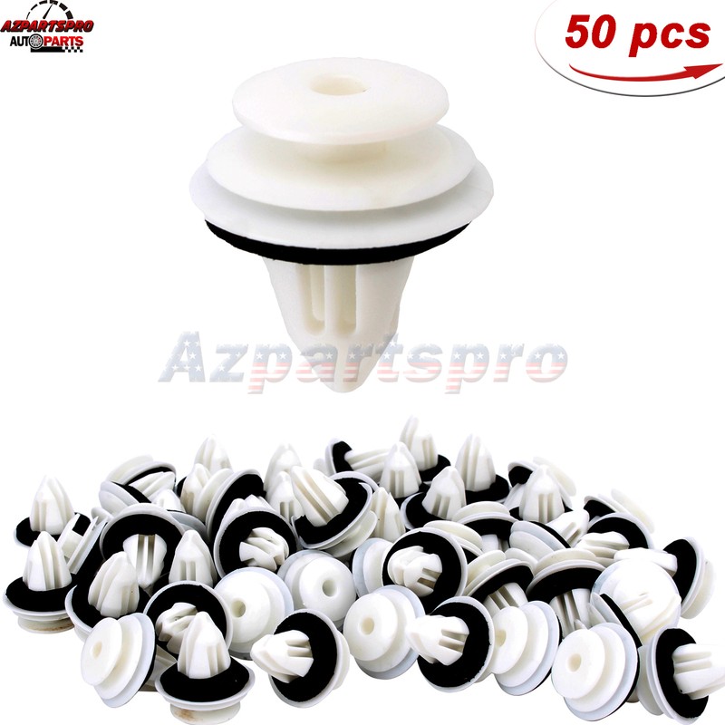 50pcs Door Trim Panel Retainer w/ Sealer Clips For Toyota Sequoia Tacoma Tundra
