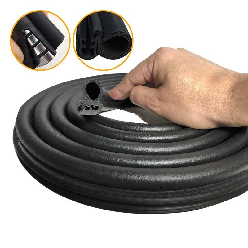 2X New Weatherstrip U-shape Car Door Rubber Weather Seal Hollow Strip Universal