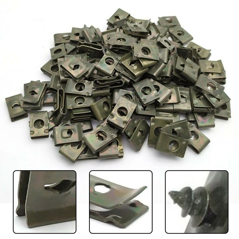 Clips For Car Replacement 17mmx10.5mm Accessory Bumper Fender Motorcycles