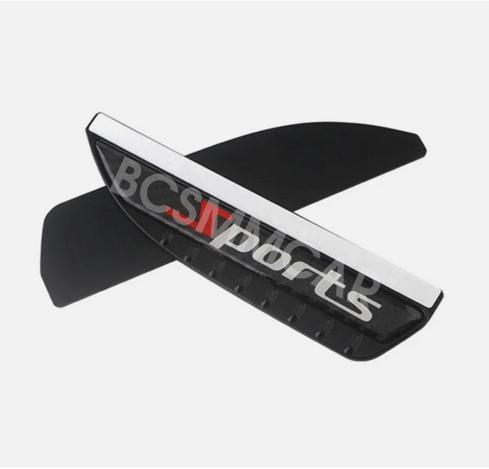 Car Side Mirror Rain Board Eyebrow Guard Sun Visor Protector Carbon Fiber Style