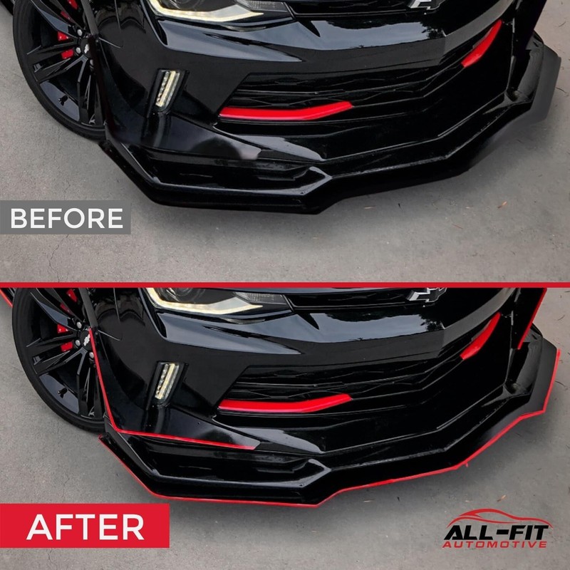 All-Fit Automotive | Lip Trim - Universal Fit - ¼ Inch - (Red) gallery