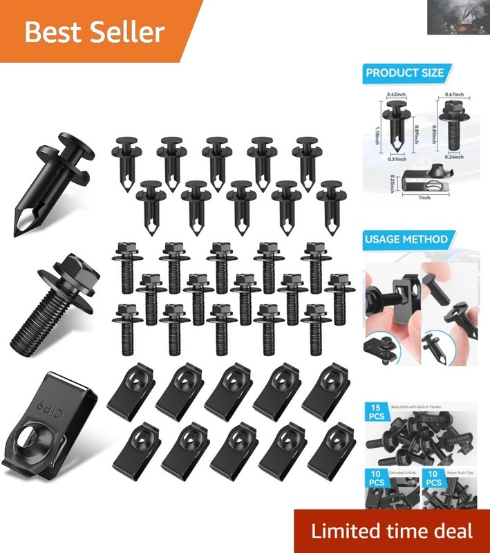All-in-One 35 PCS Fasteners Set for Vehicle Maintenance – Corrosion Resistant