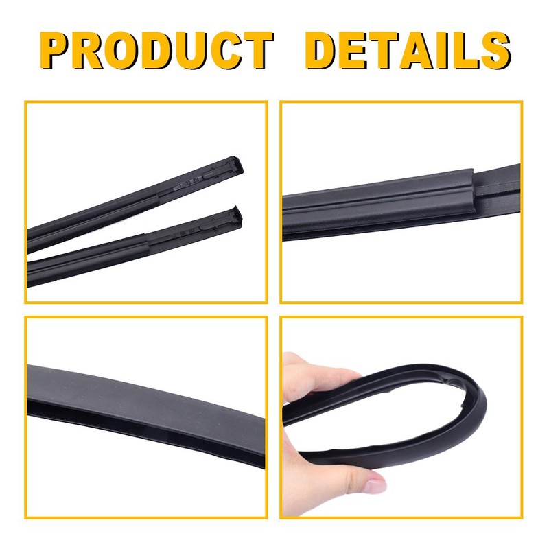 For 2014-2017 Toyota Corolla Sedan 2X Left+Right Roof Drip Molding Weatherstrip gallery