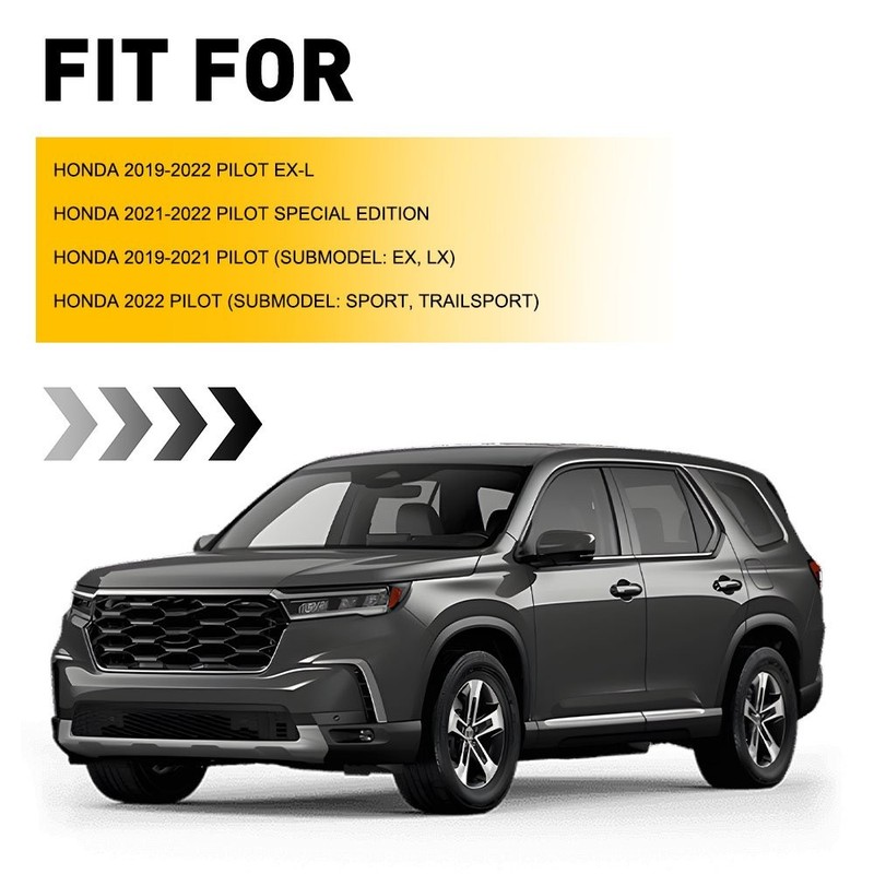 Front Right Upper Bumper Cover Molding Trim Fit Honda Pilot 2019-2022 Black EAQ gallery