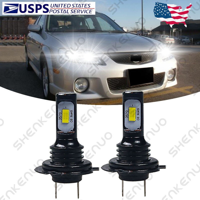 For Mazda Protege5 2002 2003 – LED Headlights Headlamp H7 6000K White HKB