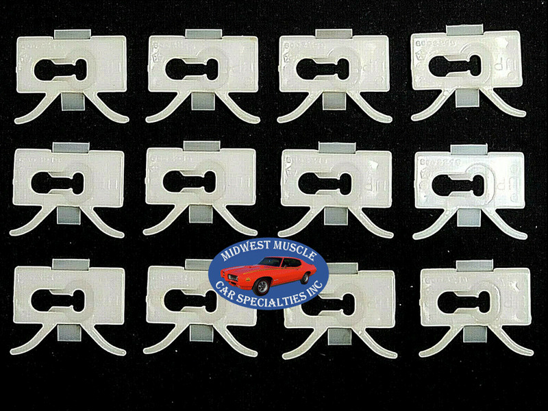 73 74 NOS Vinyl Top Molding Moulding Clips For Chrysler Dodge Charger 12pcs A