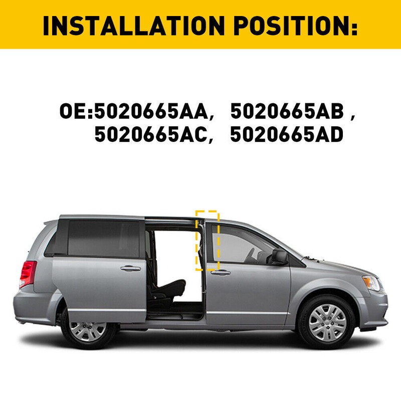 Front Right Door B Pillar Molding Trim RH Side for Town & Country Grand Caravan gallery