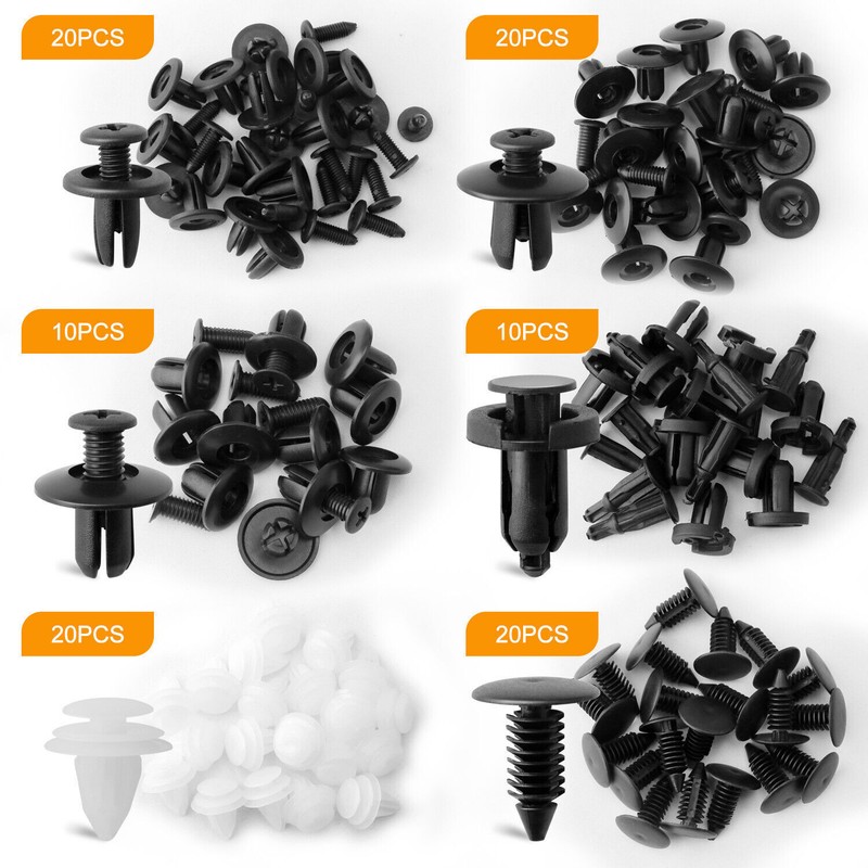 100X For Dodge Car Box Set Bumper Fender Liner Push Type Retainer Clips Fastener gallery