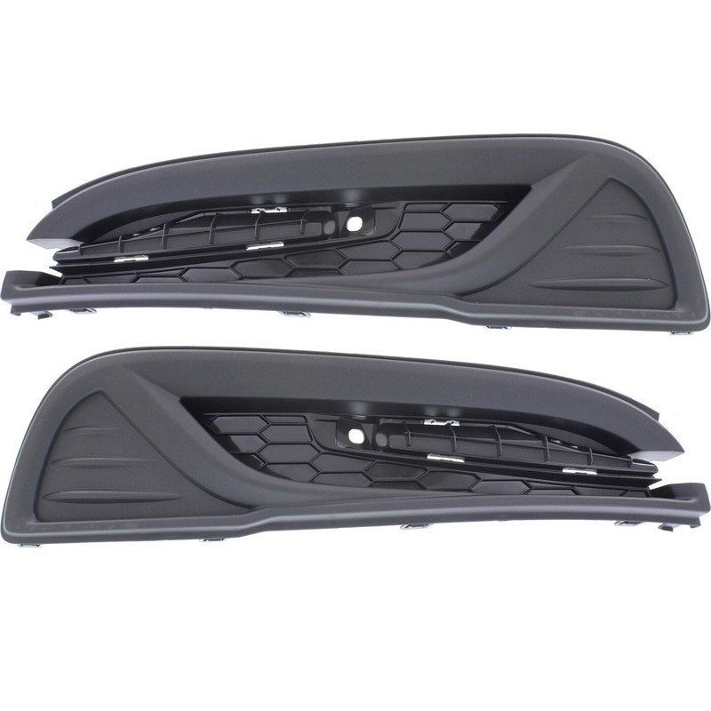 Fog Light Cover Set For 2013-2015 Honda Civic Textured Front HO1039113 HO1038113
