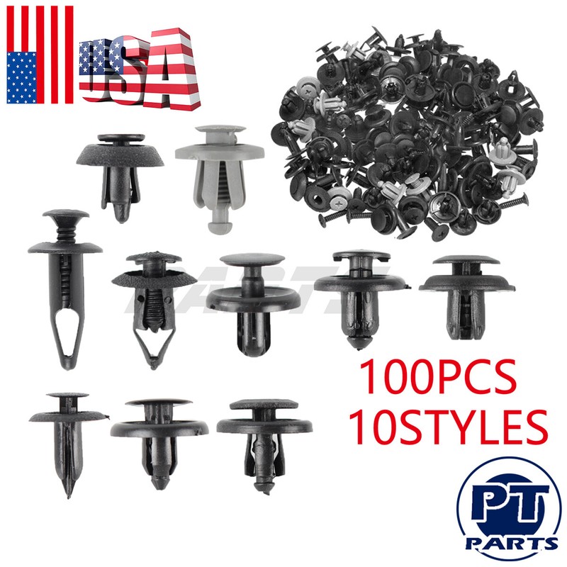 100pcs Bumper Fender Screw Rivet Fastener Clip For Toyota Corolla 1997-2020 gallery