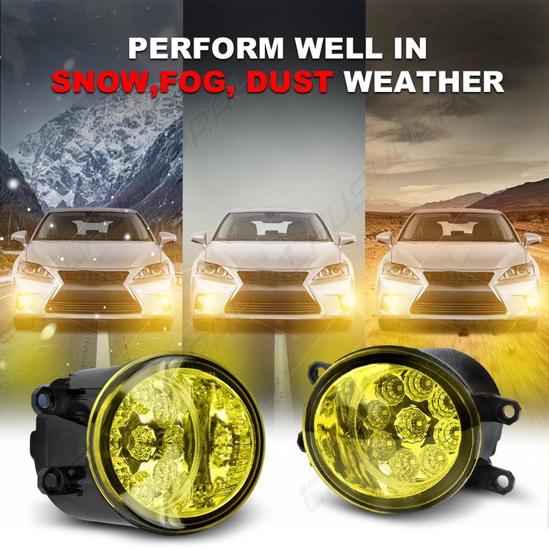 For 2012 2013 2014 Toyota Camry SE Front Bumper LED Fog Light Lamps Left&Right gallery