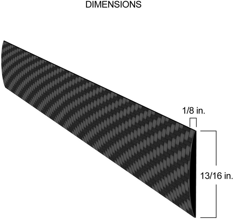 10 Feet Black Carbon Fiber Look Car SUV Truck Body Molding Protector Guard Trim gallery