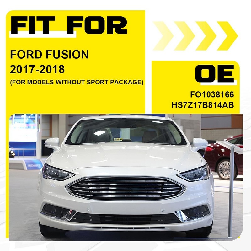 Front Driver Left Side Fog Light Cover Bezel For Ford Fusion 2017-2018 FO1038166 gallery