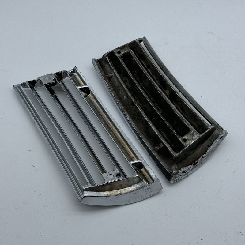 1966-1968 Porsche 911 912 Horn Grill Pair SWB Left & Right CHROME gallery
